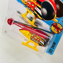 2016 Hot Wheels Sky Show Skyfire rojo con amarillo