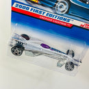 2000 Hot Wheels First Editions Greased Lightnin gris PR5 base ZAMAC