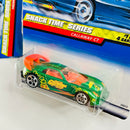 2000 Hot Wheels Snack Time Series Colección Set de 4 - Callaway C7, IROC Pontiac Firebird, Chevrolet Monte Carlo Concept Car, Dodge Sidewinder