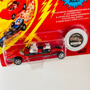 1995 Johnny Lightning The Challengers Commemorative Limited Edition Series 4 Triple Threat rojo con Moneda Coleccionista