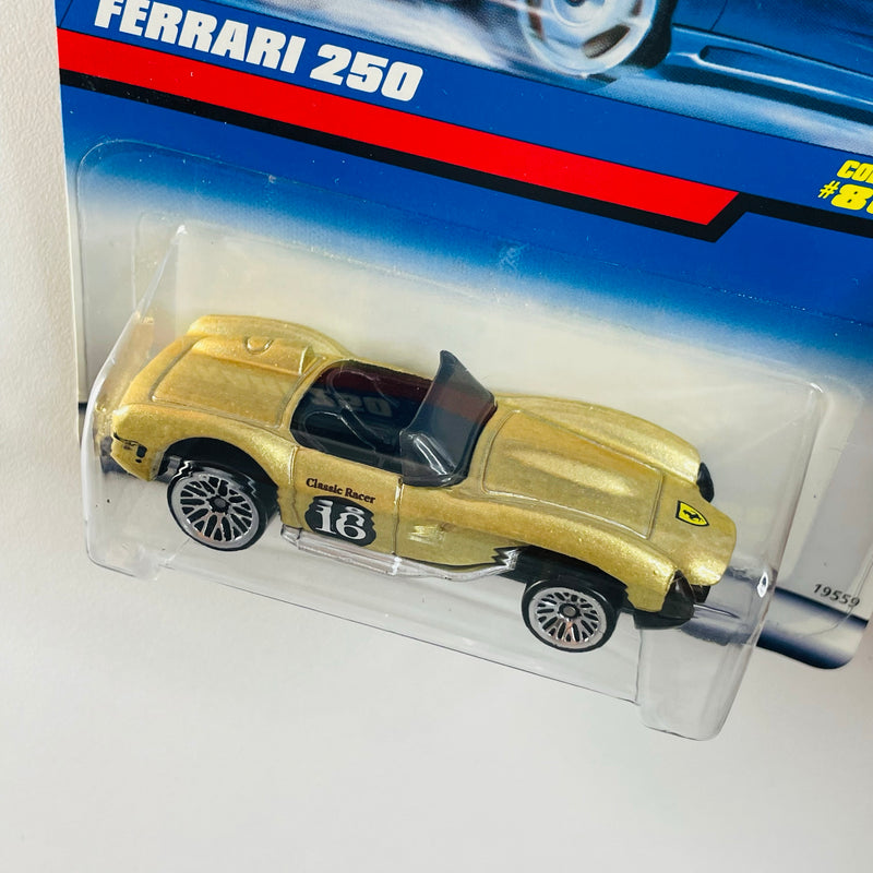 1998 Hot Wheels Ferrari 250 866 dorado metálico LW