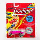1993 Johnny Lightning The Challengers Commemorative Limited Edition Series D Wasp rosado Redline con Moneda Coleccionista