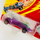 1993 Johnny Lightning The Challengers Commemorative Limited Edition Series G Wasp morado Redline con Moneda Coleccionista