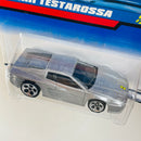 1998 Hot Wheels Ferrari Testarossa 784 plata metálico 5DOT