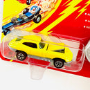 1993 Johnny Lightning The Challengers Commemorative Limited Edition Series D Custom XKE Jaguar amarillo Redline con Moneda Coleccionista