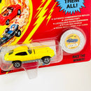 1993 Johnny Lightning The Challengers Commemorative Limited Edition Series D Custom XKE Jaguar amarillo Redline con Moneda Coleccionista