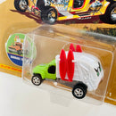 1996 Johnny Lightning Wacky Winners Limited Edition 1/17,500 Tom Daniel Garbage Truck verde con blanco