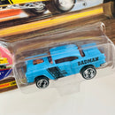 1996 Johnny Lightning Wacky Winners Limited Edition 1/17,500 Tom Daniel Badman 1955 Chevrolet Bel Air azul