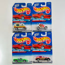 1998 Hot Wheels Tropicool Series Colección Set de 4 - Good Humor Ice Cream Truck, Volkswagen Baja Bug, Classic Caddy, Corvette Convertible