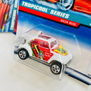 1998 Hot Wheels Tropicool Series Colección Set de 4 - Good Humor Ice Cream Truck, Volkswagen Baja Bug, Classic Caddy, Corvette Convertible