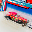 1998 Hot Wheels Tropicool Series Colección Set de 4 - Good Humor Ice Cream Truck, Volkswagen Baja Bug, Classic Caddy, Corvette Convertible