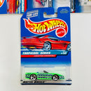 1998 Hot Wheels Tropicool Series Colección Set de 4 - Good Humor Ice Cream Truck, Volkswagen Baja Bug, Classic Caddy, Corvette Convertible
