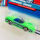 1998 Hot Wheels Tropicool Series Colección Set de 4 - Good Humor Ice Cream Truck, Volkswagen Baja Bug, Classic Caddy, Corvette Convertible