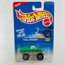 1996 Hot Wheels Tall Ryder 481 verde metálico CT