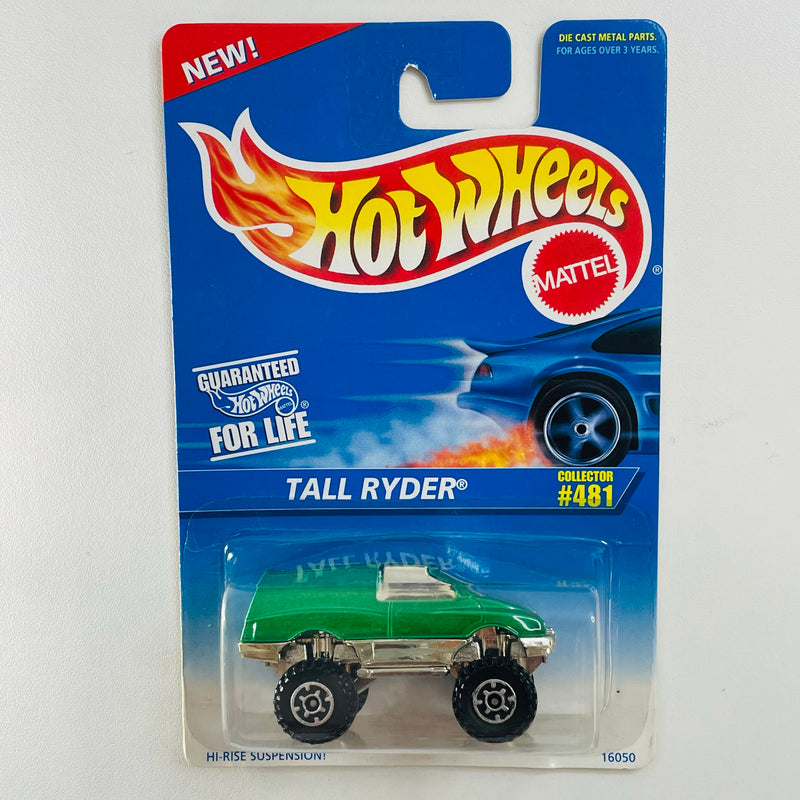 1996 Hot Wheels Tall Ryder 481 verde metálico CT