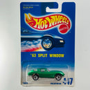 1996 Hot Wheels Corvette Split Window 447 verde metálico 5SP