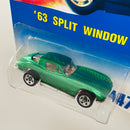 1996 Hot Wheels Corvette Split Window 447 verde metálico 5SP