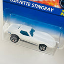 1996 Hot Wheels Corvette Stingray 450 blanco 5SP base ZAMAC