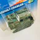 1997 Hot Wheels Assault Crawler 624 verde oliva con camuflado militar MGW