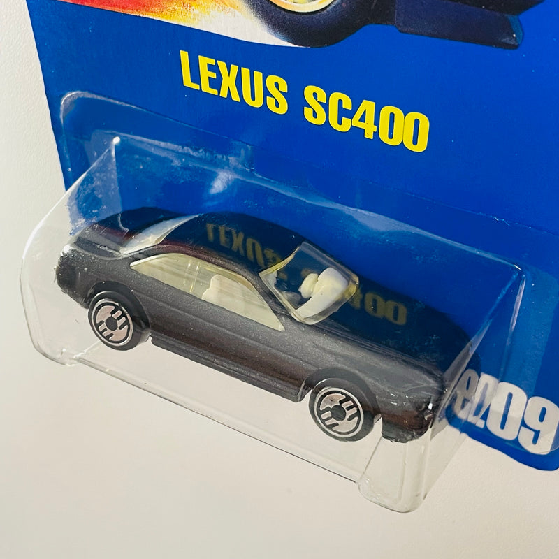 1993 Hot Wheels Lexus SC400 209 negro metálico UH Primera Edición