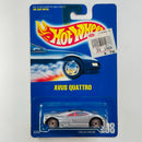 1993 Hot Wheels Audi Avus Quattro 208 plata metálico UH Primera Edición