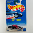 1996 Hot Wheels Chevy Stocker 441 negro 7SP base ZAMAC