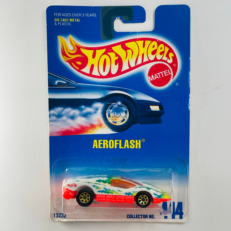 1996 Hot Wheels Aeroflash 444 blanco 10SP