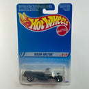 1995 Hot Wheels Rigor Motor negro metálico 5SP Tarjeta Mexicana