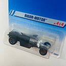 1995 Hot Wheels Rigor Motor negro metálico 5SP Tarjeta Mexicana