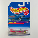 1998 Hot Wheels Caddy 59 rojo LW Tarjeta Mexicana