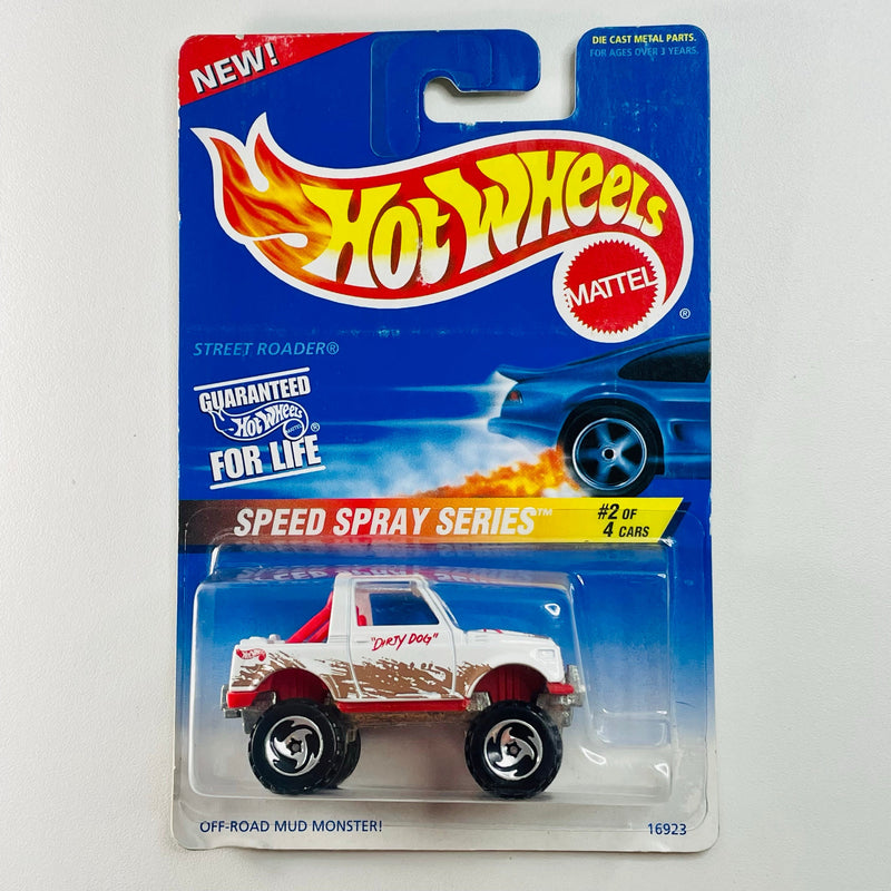 1997 Hot Wheels Speed Spray Series Street Roader Suzuki blanco SB base ZAMAC