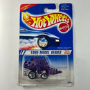 1995 Hot Wheels Model Series Speed-A-Saurus morado 5SP base ZAMAC