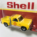 2020 Hot Wheels Pop Culture Vintage Oil Colección Set de 5 con Llantas de Goma RR - Lion Head Haulin Gas, Gulf 83 Chevy Silverado, Shell 78 Dodge Little Red Express, Valvoline 63 Studebaker Champ, Agip 38 Dodge Airflow