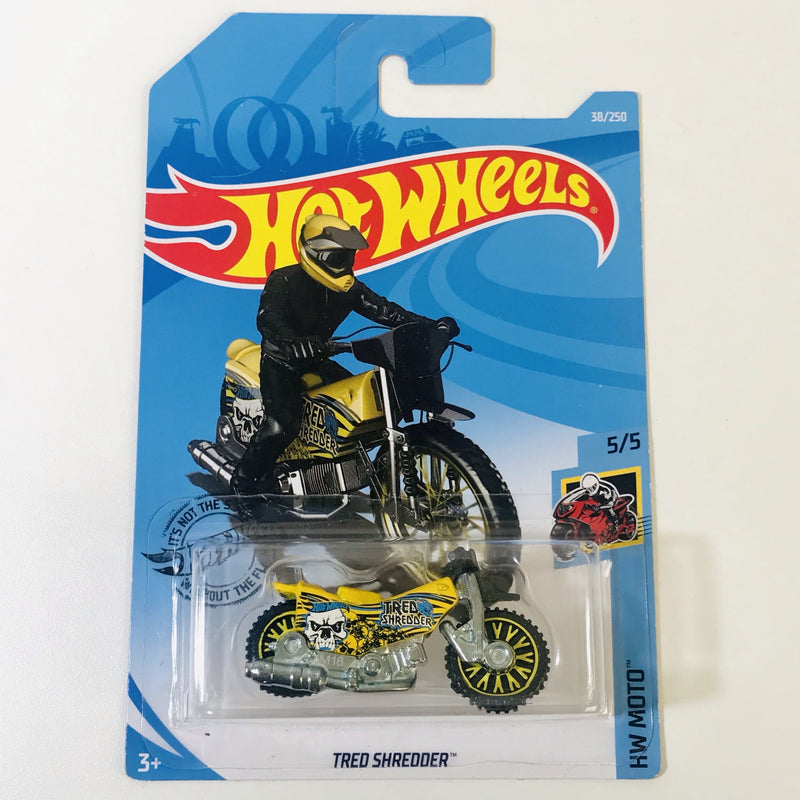 2019 Hot Wheels HW Moto Tred Shredder amarillo ORMC base ZAMAC