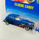 1996 Hot Wheels Classic Caddy 44 azul metálico 5SP base ZAMAC
