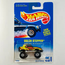 1995 Hot Wheels Gulch Stepper 251 negro CT base ZAMAC
