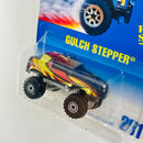 1995 Hot Wheels Gulch Stepper 251 negro CT base ZAMAC