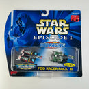 1999 Micro Machines Star Wars Episode I Pod Racing Pod Racer Pack III 2 Pack Set de 2 Podracers