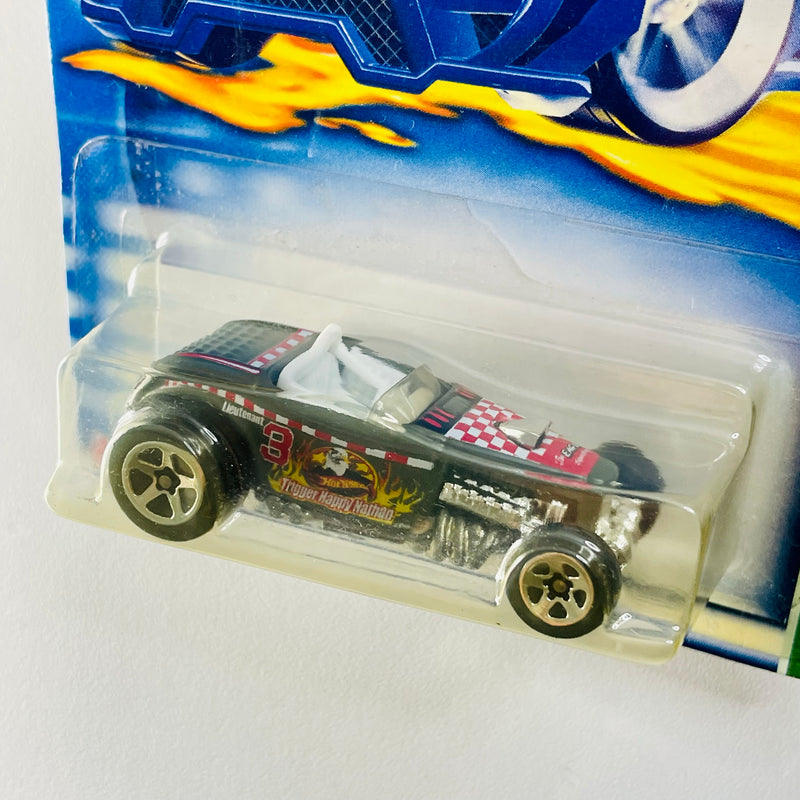 2003 Hot Wheels Flying Aces 1932 Ford Deuce Roadster 077 verde 5SP bas