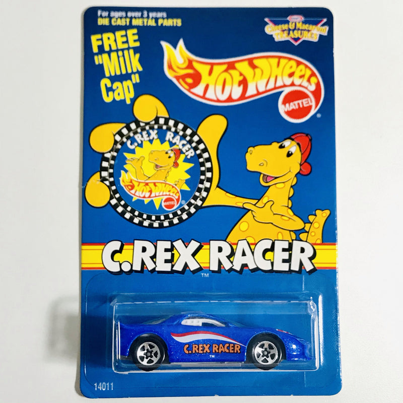 1994 Hot Wheels Mail-In Kraft Cheese & Macaroni C.Rex Racer 93 Camaro azul metálico 5SP con Tapa para Botella