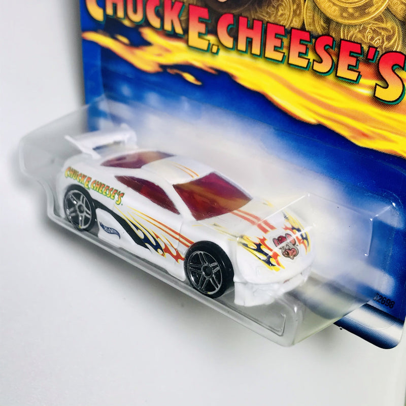 2001 Hot Wheels Special Edition Chuck E. Cheese Exclusive Seared Tuner Sho-Stopper blanco PR5