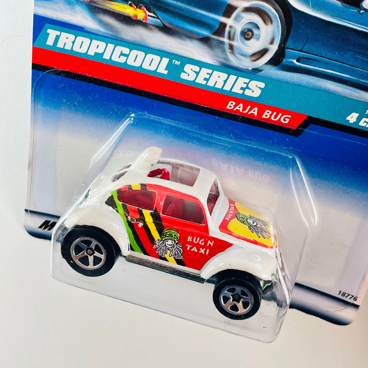 1998 Hot Wheels Tropicool Series Volkswagen Baja bug blanco