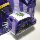 2015 Hot Wheels Pop Culture Batman Classic TV Series Cat Woman Gatúbela School Busted morado Llantas de Goma RR base ZAMAC