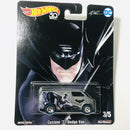 2018 Hot Wheels Pop Culture Alex Ross DC Heroes Batman Custom 77 Dodge Van gris Llantas de Goma RR