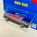 1994 Hot Wheels Gold Medal Speed BMW 850i 255 azul metálico Gold UH