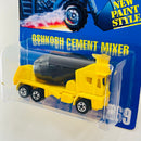 1995 Hot Wheels Oshkosh Cement Mixer 269 amarillo BW