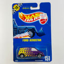 1991 Hot Wheels Speed Points Ford Aerostar 151 morado metálico BW base ZAMAC