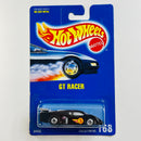 1993 Hot Wheels GT Racer 168 negro BW base ZAMAC
