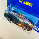 1993 Hot Wheels GT Racer 168 negro BW base ZAMAC