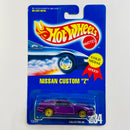 1994 Hot Wheels Gold Medal Speed Nissan Custom Z morado metálico UH base ZAMAC